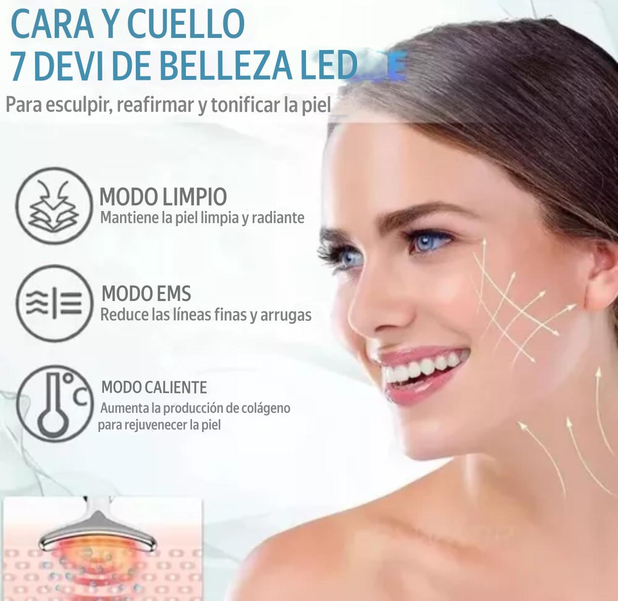 Masajeador Facial Reafirmante Con 3 Led